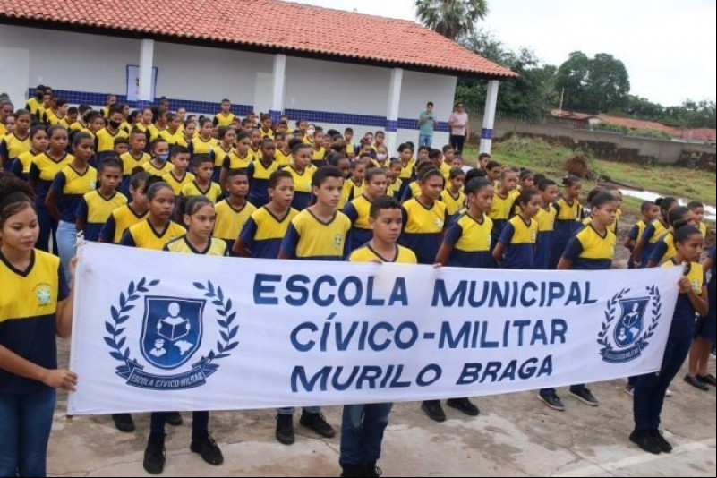 Escola Cívico Militar Murilo Braga, em União, a por reforma e ampliação