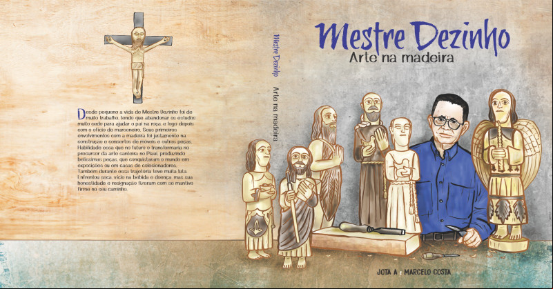História em quadrinhos “Mestre Dezinho – Arte da Madeira” - (Divulgação)