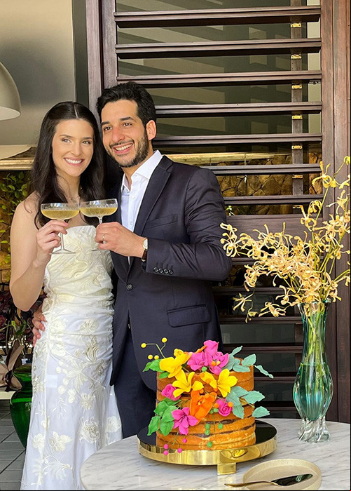 Um click da pediatra Alice Brandão e o advogado Antônio Augusto disseram 'SIM' ao amor e a cerimônia religiosa será dia 7/6