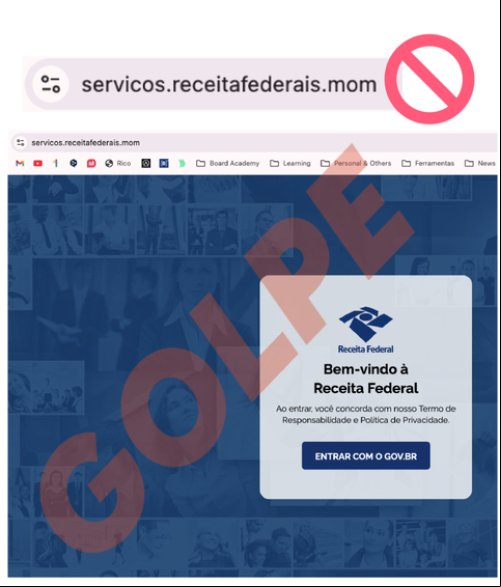 Exemplo 2 do golpe do F. - (Divulgação)