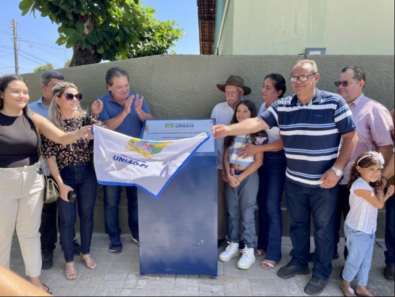 Prefeito Gustavo Medeiros inaugura mais uma academia de saúde em União