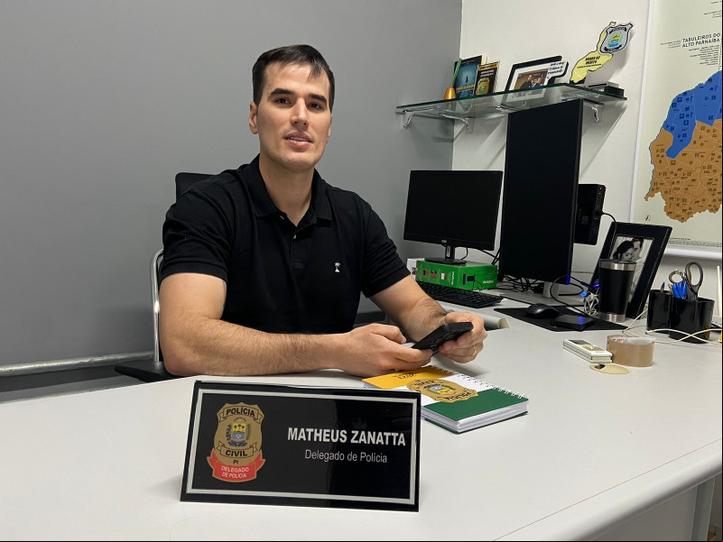 Matheus Zanatta, da Polícia Civil do Piauí. - (Divulgação / SSP-PI)