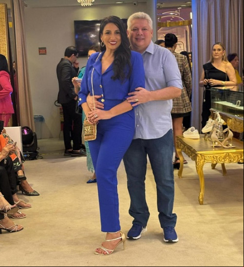 #Inauguração - Um click dos queridos Juliana Rosado & Trabulo Júnior em inauguração badalada. Chics!!! - (Divulgação)