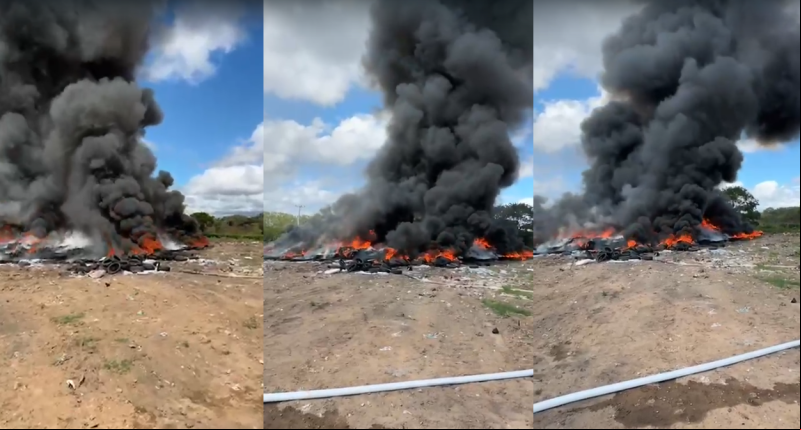 População denuncia lixão a céu aberto em Floriano; local registrou incêndio