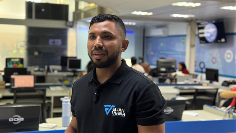 Elian Viana é educador físico e corredor - (Jorge Machado/O Dia)