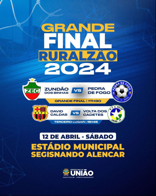 Campeonato Ruralzão de União: grande final acontece neste sábado (12)