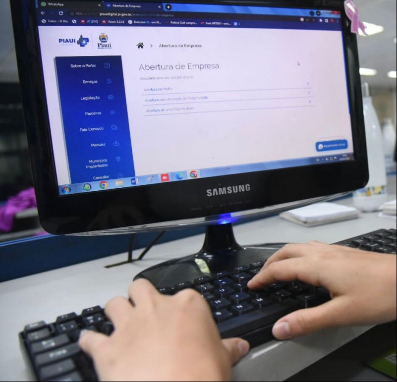 Abertura de empresas pode ser realizada online - (Jailson Soares/ODIA)