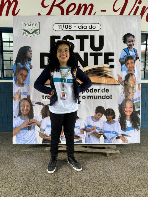 Geovana, filha de Penha Medeiros, tem 12 anos e estuda em uma escola pública com educação inclusiva - (Arquivo pessoal)