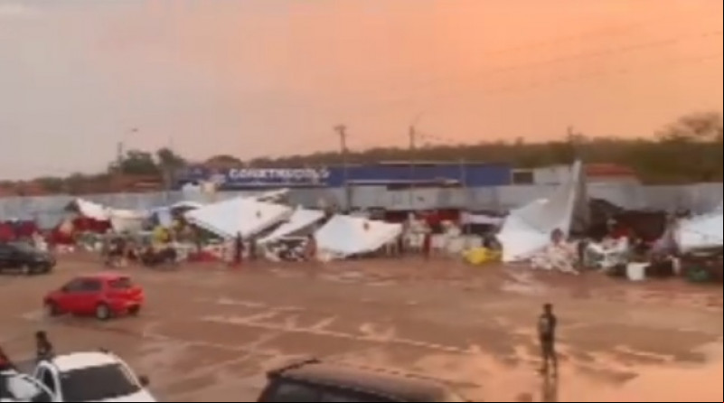 Em meio à onda de calor, cidades do Sul do Piauí registram chuva e ventania