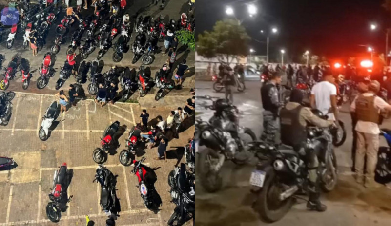 Operação contra ‘rolezinhos’ detém infratores e apreende mais de 50 motocicletas na zona Leste de Teresina