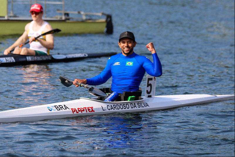 Paratleta disputou Mundial de Paracanoagem em Duisburg, na Alemanha. - (Divulgação / Canoagem Brasileira)
