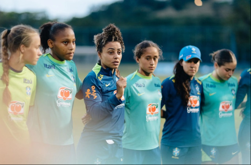Seleção feminina vai representar o país no Sul-Americano sub-17 - (CT Dartanhã / Caique Coufal)