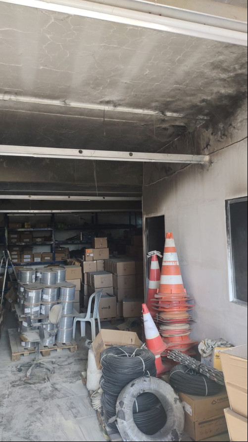 Houve danos materiais, mas nenhuma pessoa ficou ferida - (Divulgação/Ascom)