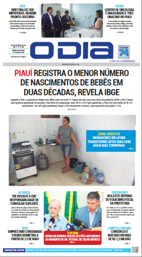 Confira os principais destaques do Jornal O Dia desta terça-feira (20)