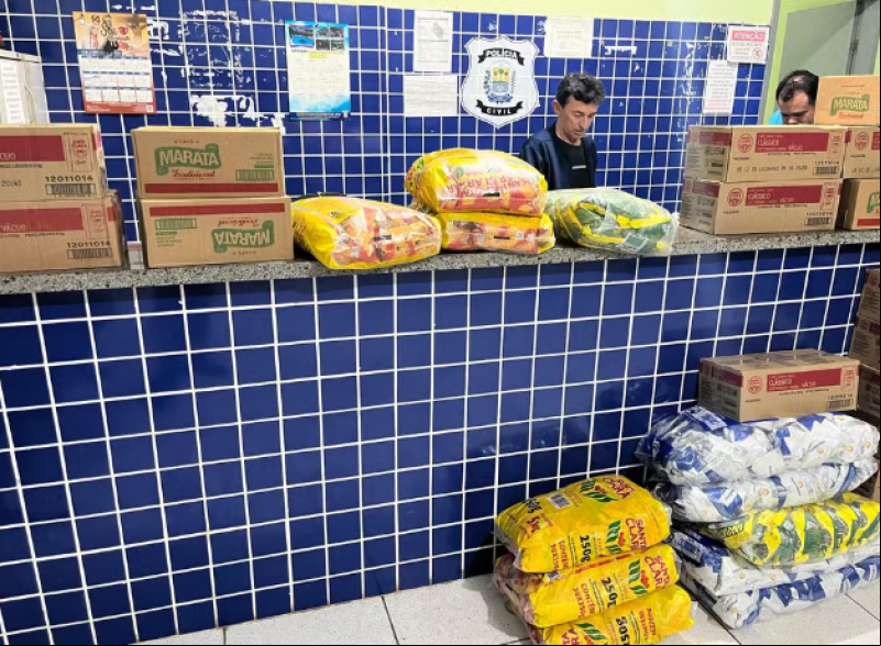 Djavan é preso em Parnaíba acusado de furtar R$ 9 mil em mercadorias em supermercado