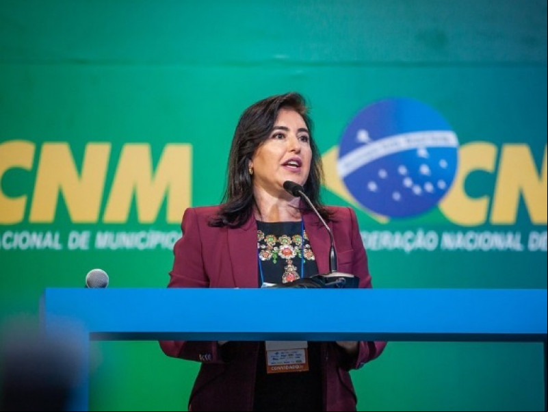 Simone Tebet e Wellington Dias participam de evento em Teresina nesta sexta (26)